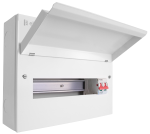 CUEB14MS12 - 14 Way Metal Consumer Unit with 100A Mains Switch (12 Free Ways)