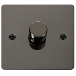 FPBN161 - Scolmore Define - 1 Gang 2 Way 0-100W Dimmer - Black Nickel