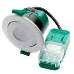 11380 - Bell Lighting Firestay Duo 4/6W C/Tilt - 4 CCT, 2 Wattage Switchable LED Downlight