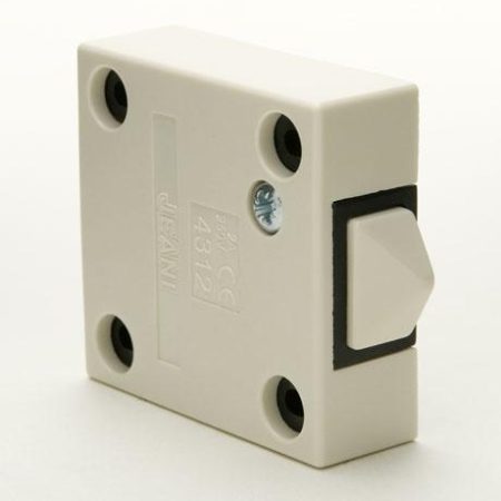 143W - Jeani 2A Surface Push to Break Door Switch White