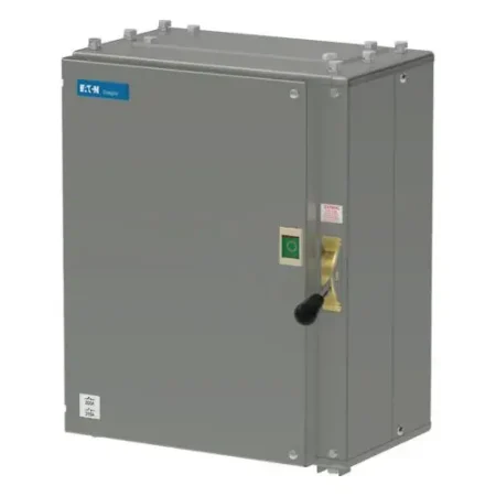 Exterior view of Eaton 203GN 200A TP+N fuse switch disconnector showing heavy-duty industrial enclosure