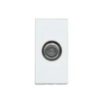 K5855WHI - MK Single F Socket Euro Module White | Sky Q & CAI Plus Approved