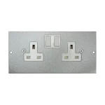 STO291 - Switched 2 Gang Socket Plate (13A)