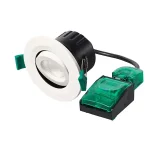Bell 08190V2 centre tilt fire-rated LED downlight with selectable wattage and colour temperature