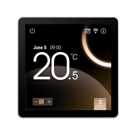 Heat Mat HMT5 WiFi underfloor heating thermostat with colour touchscreen in white