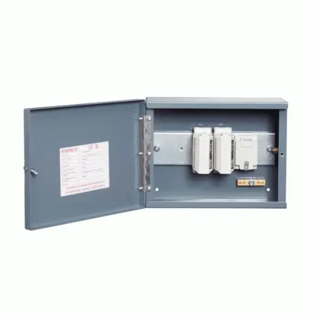 CO60DPN - Ryefield 2 Way Distribution Board with 60A Fuse Units Cut Out Box