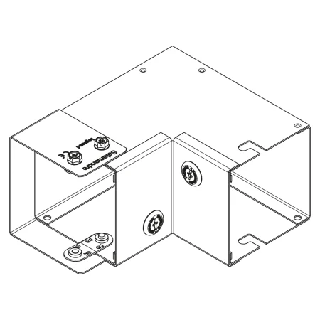 legrand mgip33bsl salamandre ip4x 90deg internal square bend 75x75mm