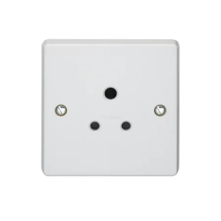 Crabtree 7047 Capital 5A 1 Gang 3 Pin Unswitched Socket White
